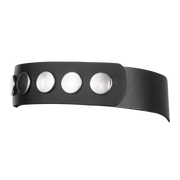 Rimba - Lederen Dames Borstharnas met Halsband - Zwart