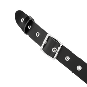 Rimba - Lederen Borstharnas met Halsband - Zwart