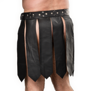 Rimba - Lederen Gladiator Herenrok - Zwart