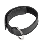 Rimba - Leren Cockstrap met Klittenband - Zwart