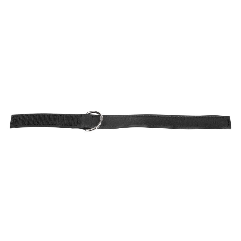 Rimba - Leren Cockstrap met Klittenband - Zwart