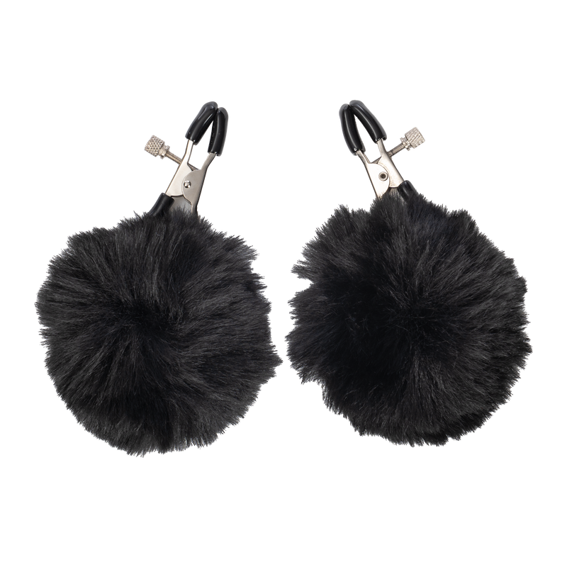 Rimba - Tepelklemmen met Pompons - Zwart