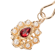 Rimba - Tepelklemmen met Strass Hanger - Goud