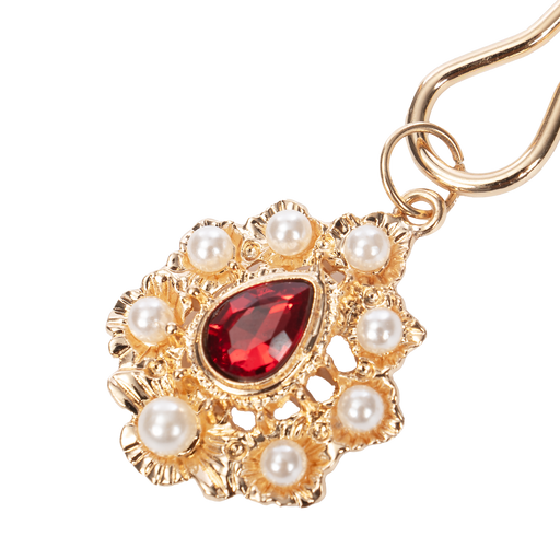 Rimba - Tepelklemmen met Strass Hanger - Goud