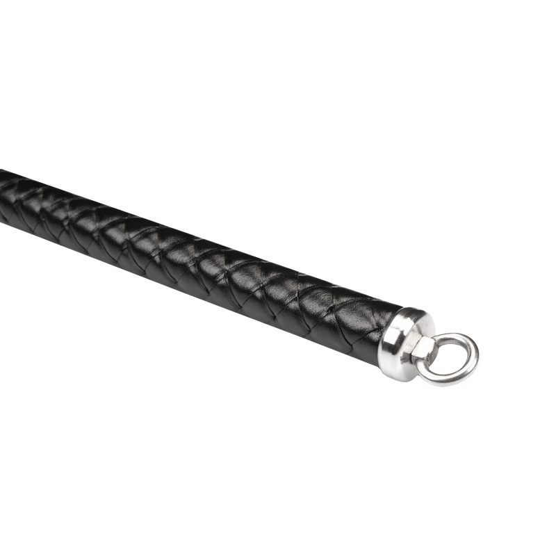 RISE - BDSM Zweep - Feather Hard Single Tail - Zwart/Paars