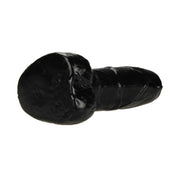 Being Fetish - TPR Dildo met Onbesneden Eikel - 15 cm - Zwart-Erotiekvoordeel.nl