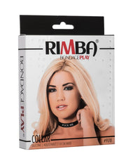 Rimba - Halsband - Collar Met Tekst - FUCK ME - Siliconen - Zwart