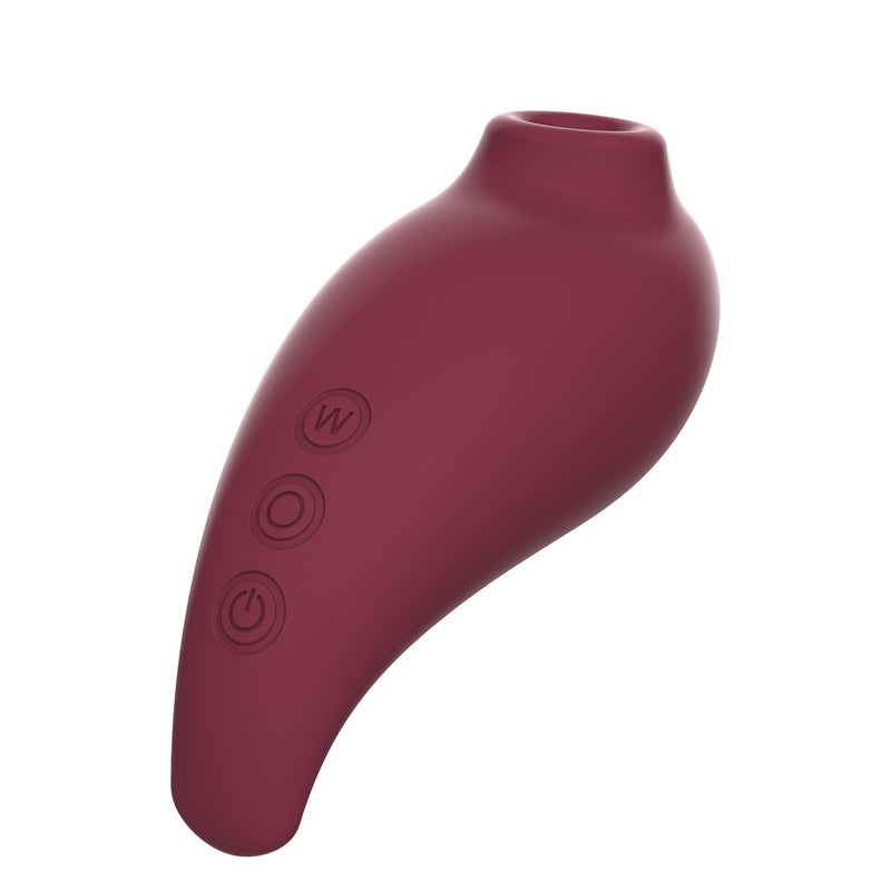 Adrien Lastic - Inspiration - Clitorale Zuigstimulator & Vibrerend Ei - Rood-Erotiekvoordeel.nl