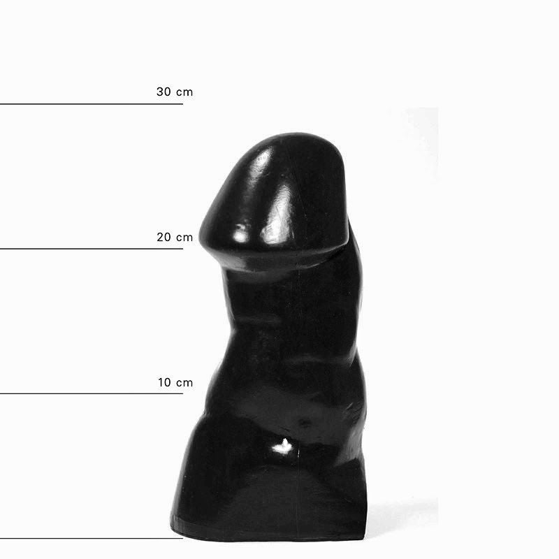 All Black - Anaal Dildo - 25 x 9.5 cm - Zwart