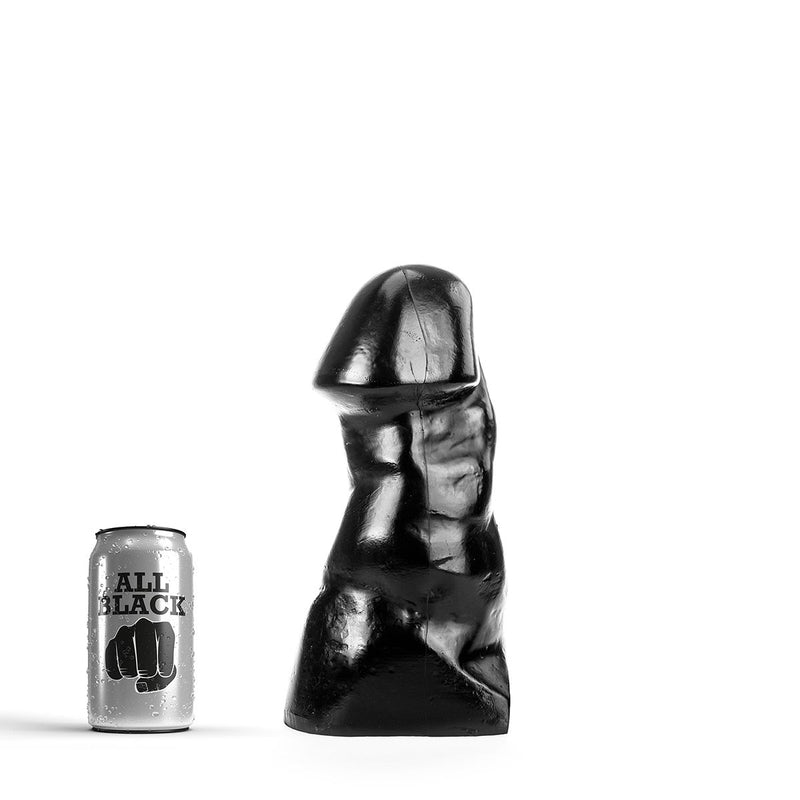 All Black - Anaal Dildo - 25 x 9.5 cm - Zwart