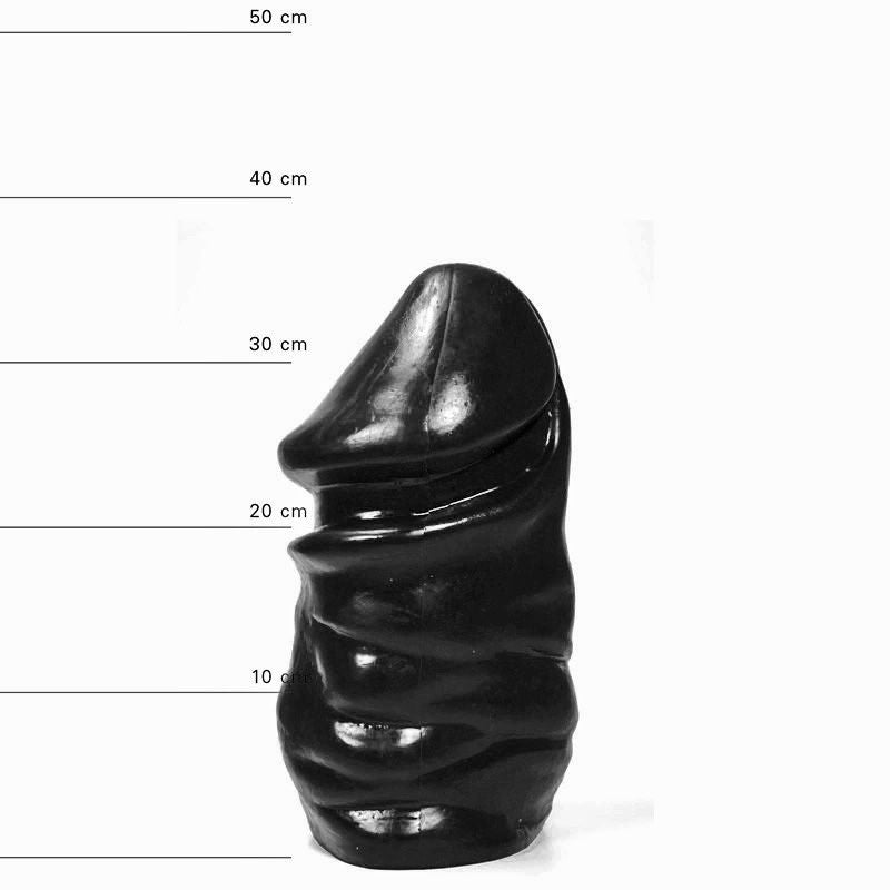 All Black - Anaal Dildo - 32 x 16.5 cm - Zwart