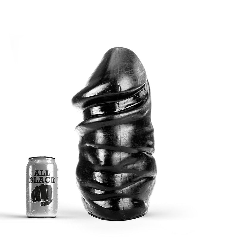 All Black - Anaal Dildo - 32 x 16.5 cm - Zwart