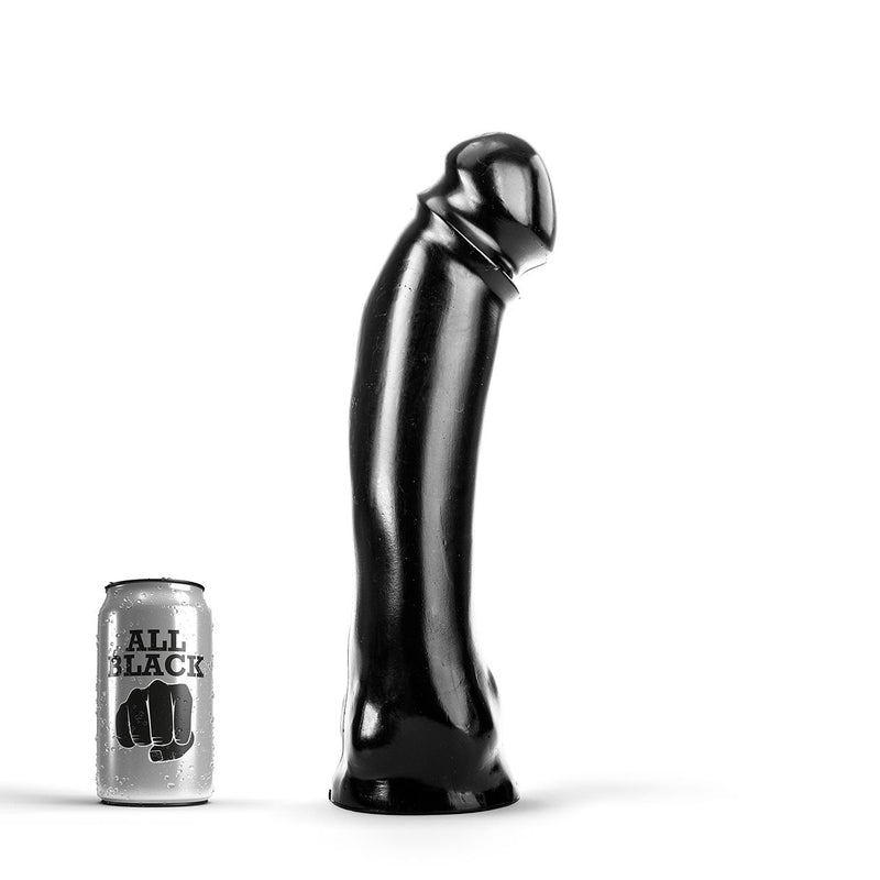 All Black - Dildo - 33 x 7 cm - Zwart