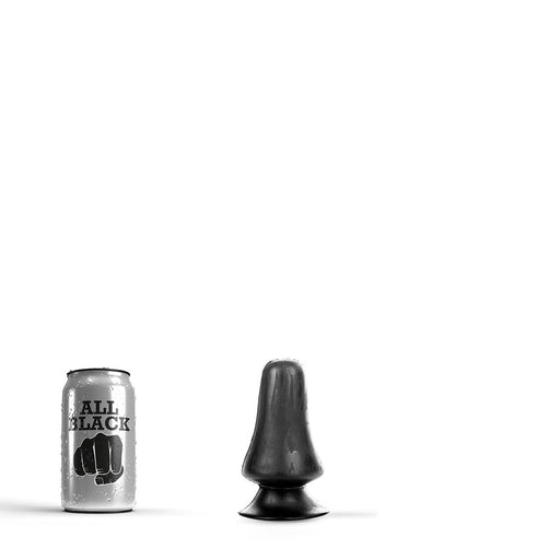 All Black - Buttplug - 12 x 7 cm - Zwart