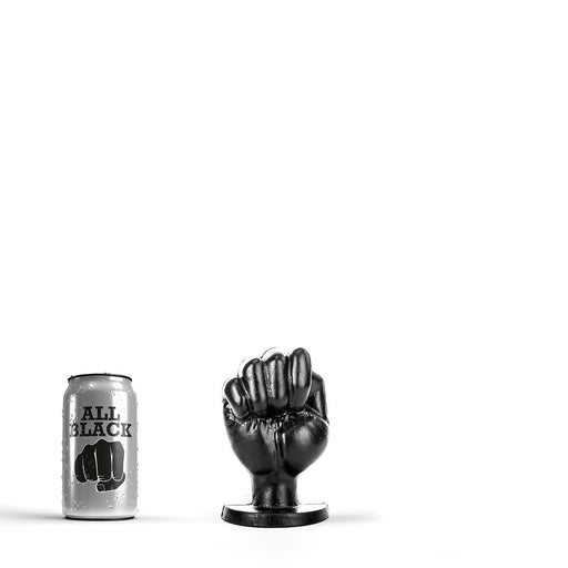 All Black - Fisting Dildo - 12 x 8 cm - Small - Zwart