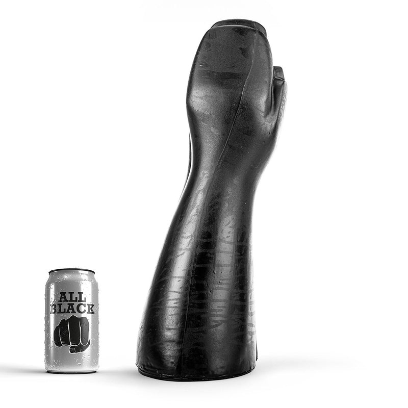 All Black - Fisting Dildo - 39 x 16 cm - Zwart