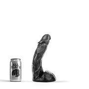 All Black - Klassieke Dildo - 23 x 5 cm - Zwart