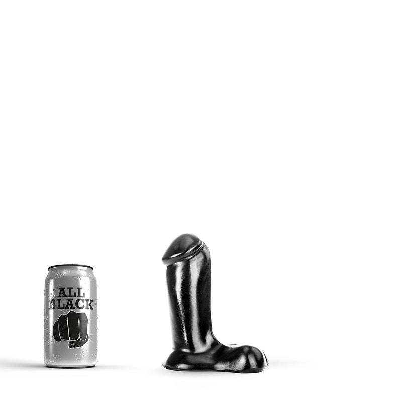 All Black - Dildo - 14 x 5 cm - Zwart