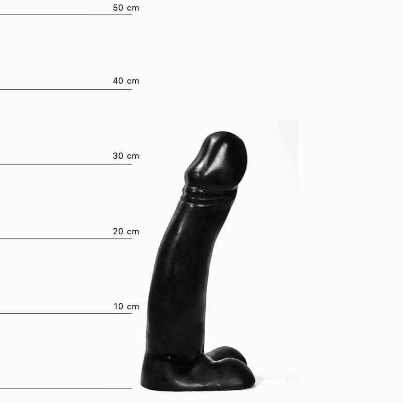 All Black - XXL Realistische Dildo - 30 x 5.5 cm - Zwart