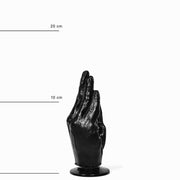All Black Fisting Dildo 21 x 6 cm – Zwart