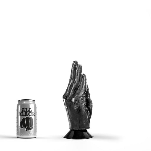 All Black Fisting Dildo 21 x 6 cm – Zwart