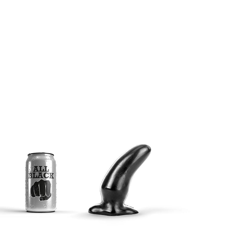 All Black - Anaal Dildo - 13 x 5 cm - Zwart