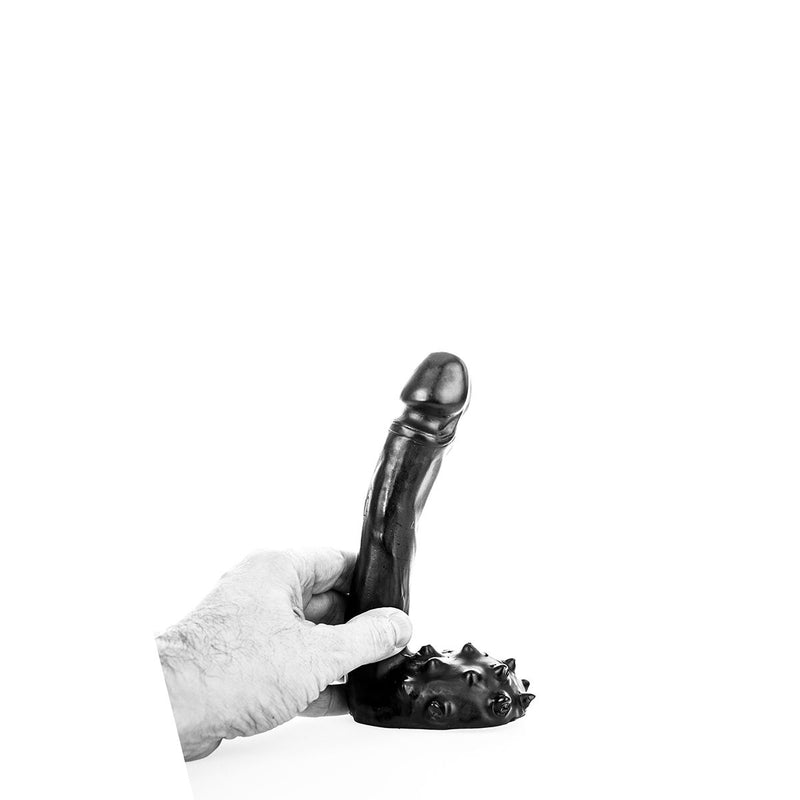 All Black - Klassieke Dildo - 15 x 2,5 cm - Zwart