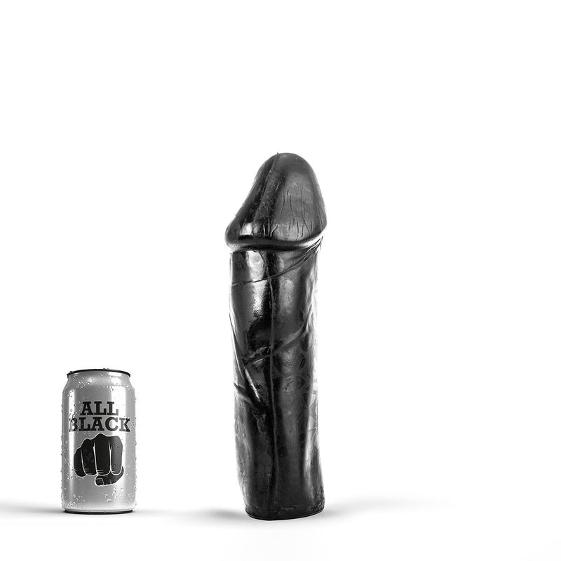 All Black - Dildo - 28 x 7.5 cm - Zwart