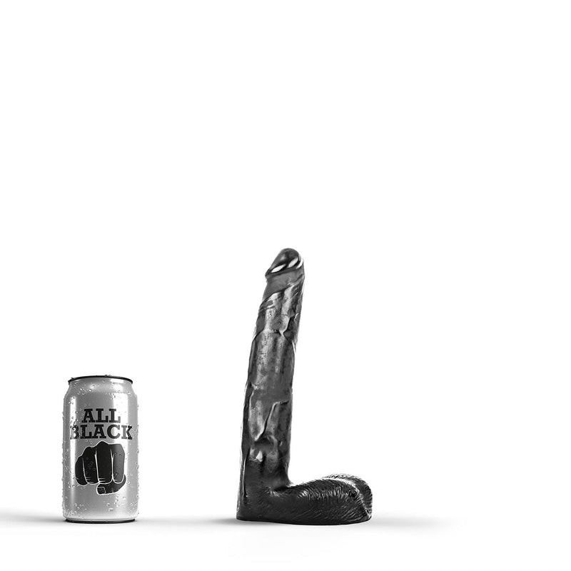 All Black – Realistische Dildo – 21 cm – Zwart