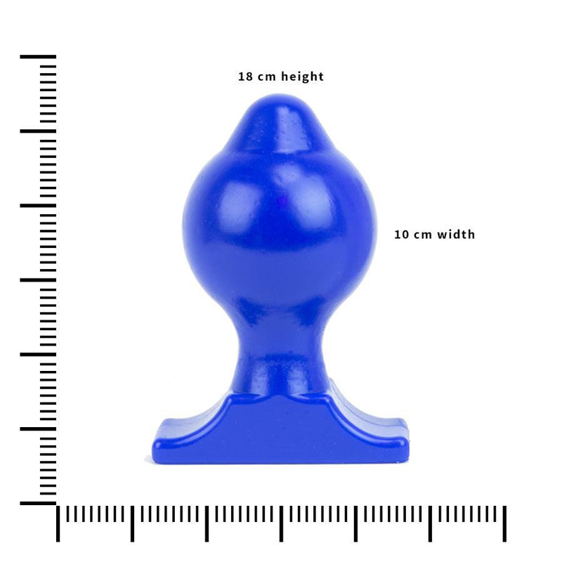 All Blue - Buttplug - 18 x 10 cm - Blauw