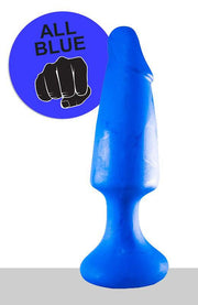 All Blue - XXL Buttplug - 35 x 6,5 cm - Blauw