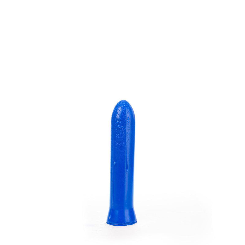 All Blue Dildo 19 cm – Glad PVC met Zuignap – Blauw