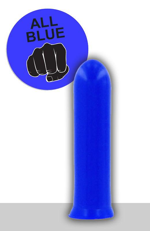 All Blue Dildo 19 cm – Glad PVC met Zuignap – Blauw