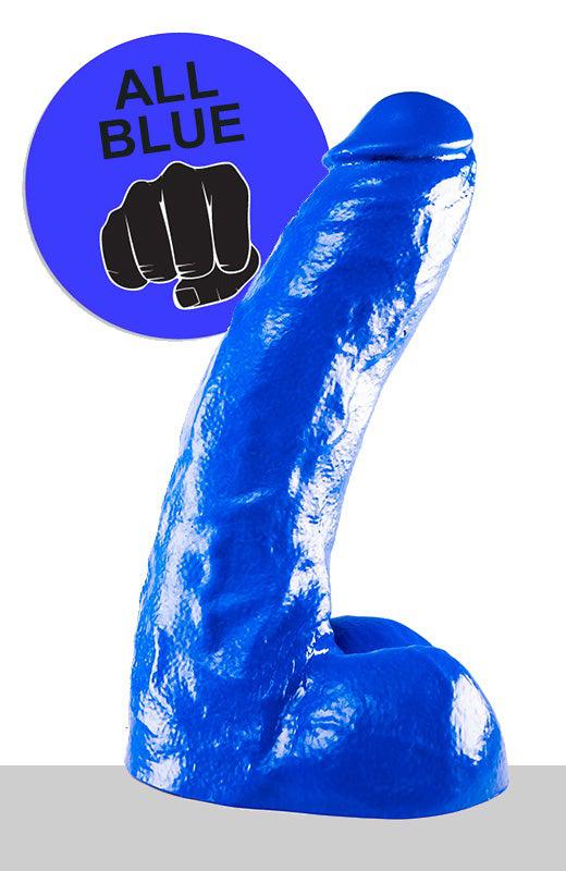 All Blue - Klassieke Dildo - 25,5 x 4,1 cm - Blauw