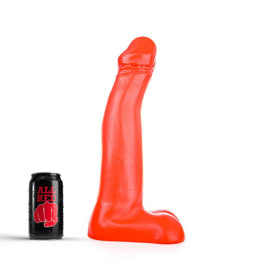 All Red - XXL Realistische Dildo - 34 x 5.5 cm - Rood