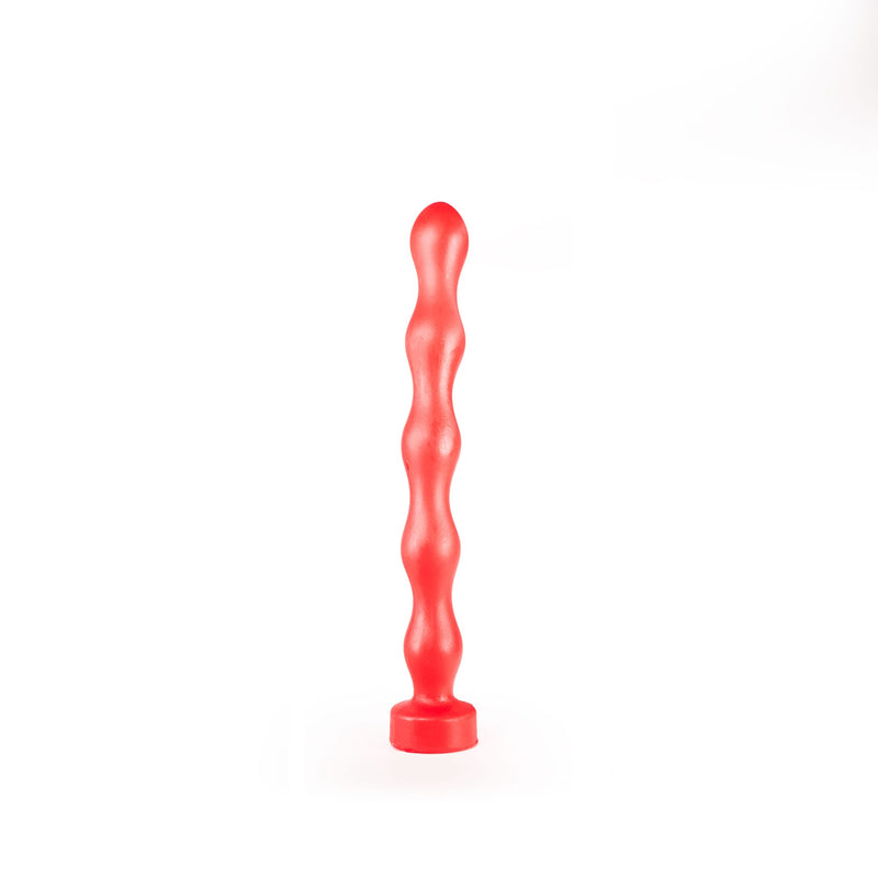 All Red - Anaal Kralen - 32 x 3,4 cm - Rood