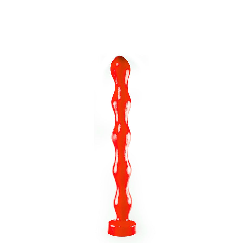 All Red - Anaal Kralen - 32 x 3,4 cm - Rood
