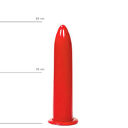 All Red - Dildo - 19 x 3,5 cm - Rood