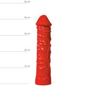 All Red - Dildo 31 x 6,5 cm - Rood