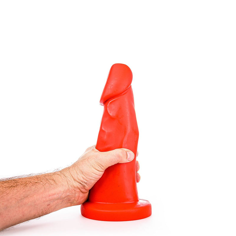 All Red - Dildo - 39 x 8,5 cm - Rood