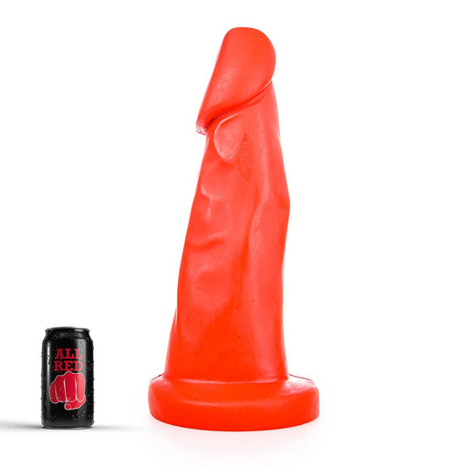 All Red - Dildo - 39 x 8,5 cm - Rood