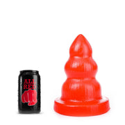All Red - Triple Pleasure Buttplug - Rood - Maat M-Erotiekvoordeel.nl