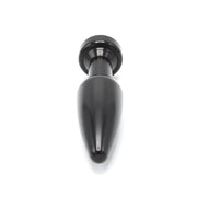 Kiotos - Aluminum Buttplug Met Kristal - Zwart