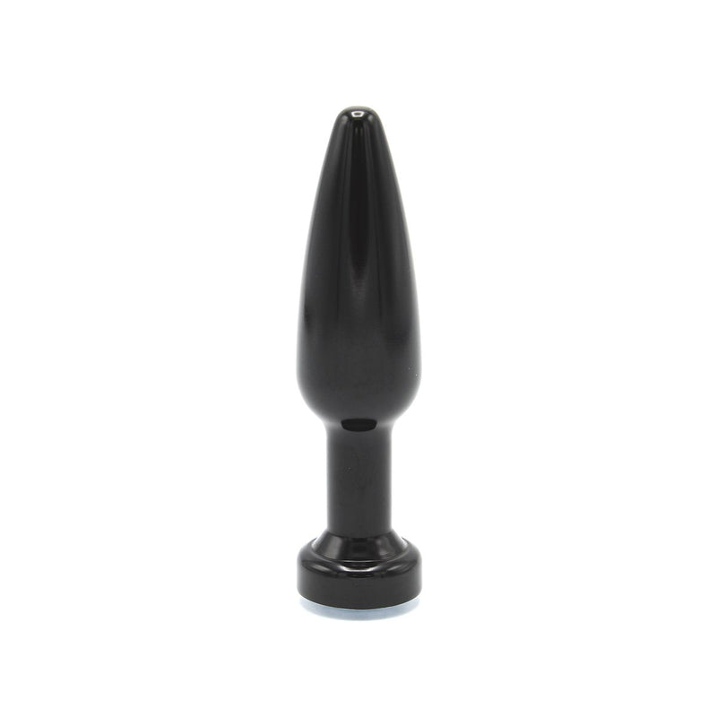 Kiotos - Aluminum Buttplug Met Kristal - Zwart