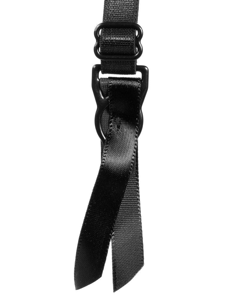 Amorable - Jarretelgordel Met Kant inzetten, Inclusief Kousen En Slip - Zwart - One Size