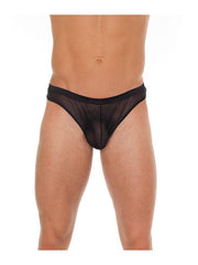 Amorable - Doorzichtige Zwarte String voor Mannen - One Size