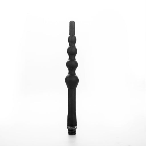 Anal Probe - 4 Balls - Siliconen Anaal Douche - Zwart