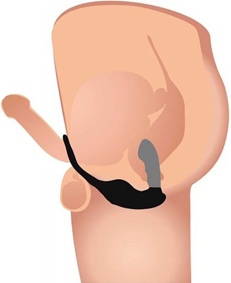Ass Thumpers - Melkende en Vibrerende Prostaat Vibrator met Cock en Ball Ring