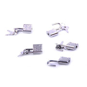 Kiotos - 5 Hangslotjes - Inclusief Sleutels - Voor Bondage en BDSM - Zilver