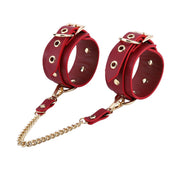 Kiotos - BDSM Fancy 5 Item Kit - Luxe Draagtas met 5 Verschillende BDSM Artikelen - PU Leer (Vegan) - Verkrijgbaar in Rood, Roze en Zwart